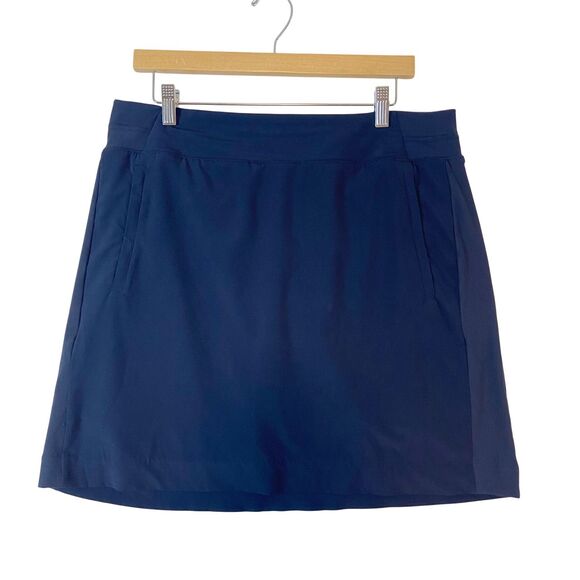 Athleta Brooklyn 16" Skort Women's 12T Navy Blue Athletic Sporty Tennis Golf - Picture 1 of 6